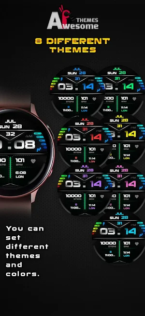 Sporto - Digital Watch Face Screenshot 2