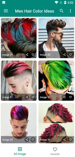 Men Hair Color Ideas Screenshot 2