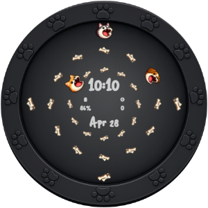 Paws Orbit - Watch Face Screenshot 2