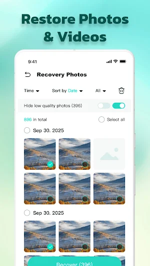PureRestore: Photos & Media Screenshot 1