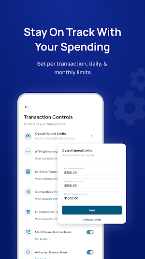 Directions CU Card Controls Screenshot 1