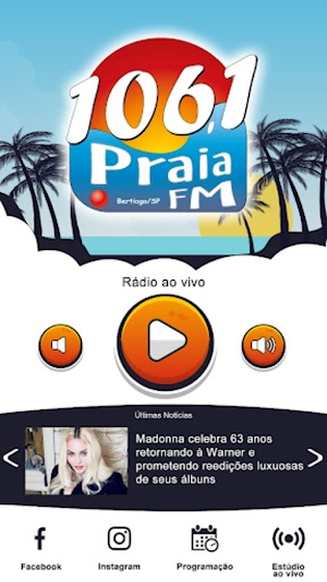 Rádio Praia FM 106,1 Screenshot 0