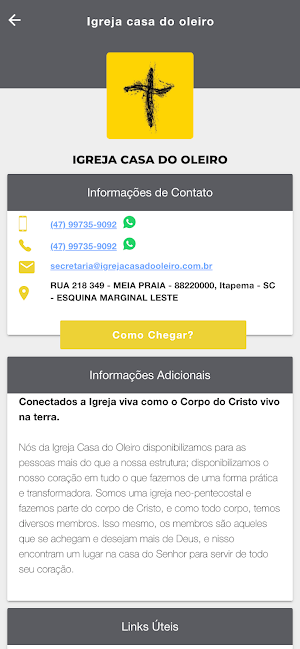 Igreja Casa do Oleiro Screenshot 2