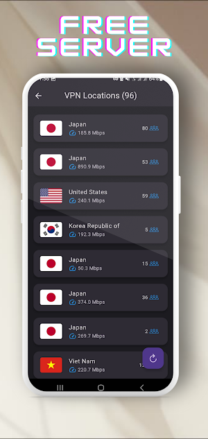 Shark VPN - Premium Protection Screenshot 2