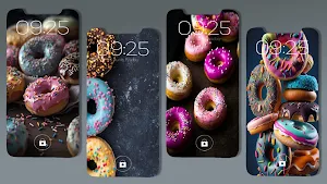 Donut : Kawaii Food Wallpaper Screenshot 0
