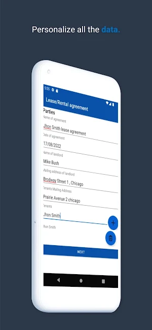 Lease & Rental Agreement Maker Screenshot 1