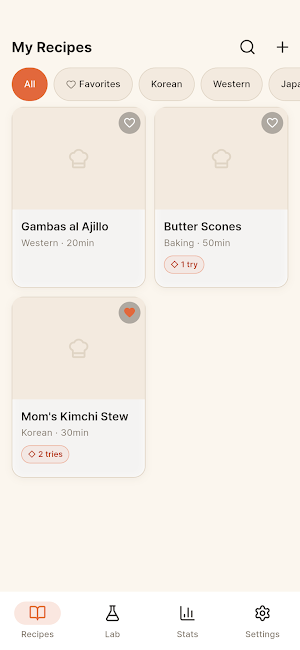 Reciplab - Recipe Keeper & Lab Screenshot 0