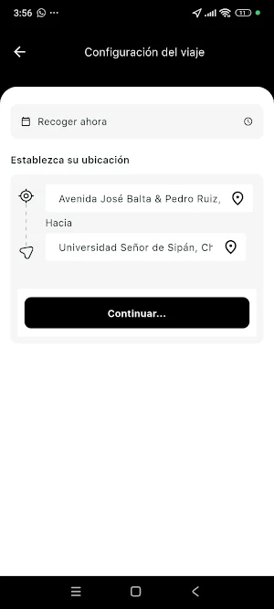 Taxi Metropolitanos Pasajero Screenshot 1