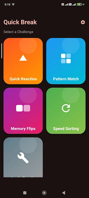 Quick Break Mini Games Screenshot 1
