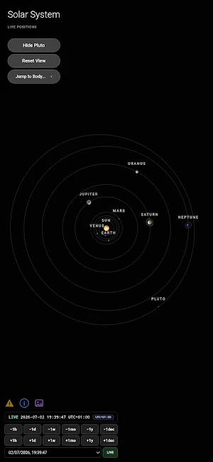 Simple Live Solar System Screenshot 0