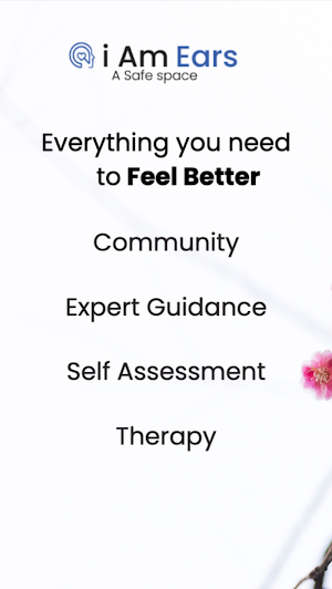 Depression, Stress and Anxiety App - iAmEars Screenshot 0