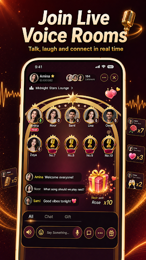 AsalStar: Live Voice Chat Screenshot 1