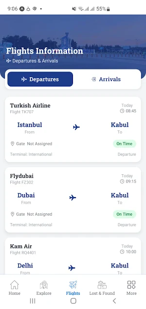KBL Airport Screenshot 0