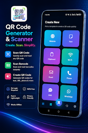 QR Code Generator & Scanner Screenshot 1
