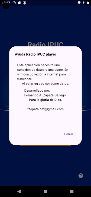 IPUC radio Screenshot 1