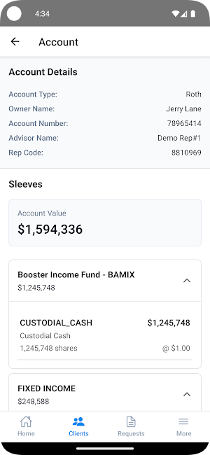 Advisor Portal - Brookstone CM Screenshot 3