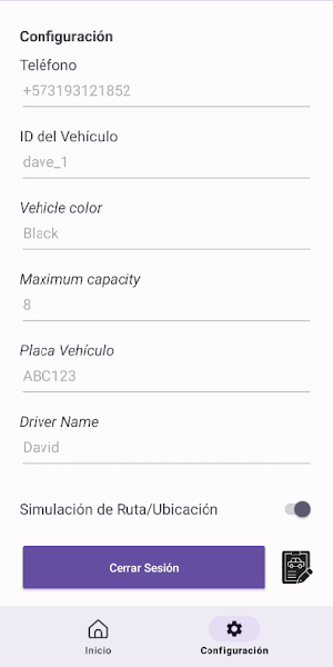 ODRD Driver Servinformación Screenshot 2