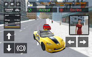City Taxi Cab Driving Simulator Screenshot 1