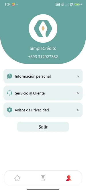 SimpleCrédito-Préstamo Seguro Screenshot 1