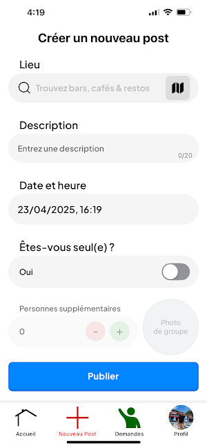 Pinpot: Spontaneous Meetups Screenshot 2