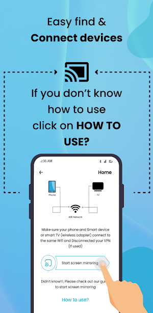 Screen Mirroring Mobile to TV Screenshot 3