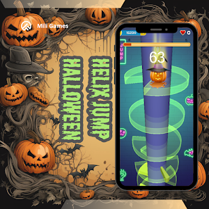 Helix Jump : Halloween Screenshot 2