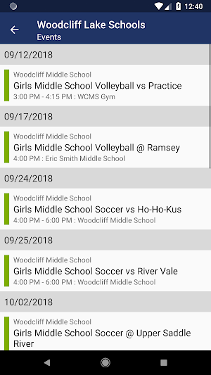 Woodcliff Lake School District Screenshot 2