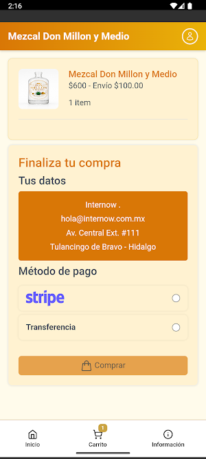 Mezcal Don Millón y Medio Screenshot 3