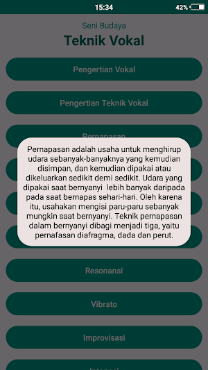 Seni Budaya - Teknik Vokal Screenshot 2