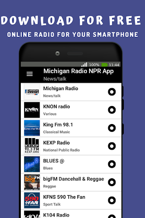 Michigan Radio Npr App Live FM Screenshot 2