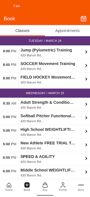 Roe Pro Fitness and Athletics Screenshot 1