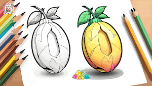 Fruit n Vegetable Color Kawai Screenshot 3