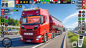 Euro Truck 3D Game Simulator Screenshot 0