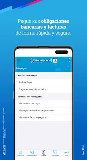 Banco Caja Social Móvil Screenshot 3