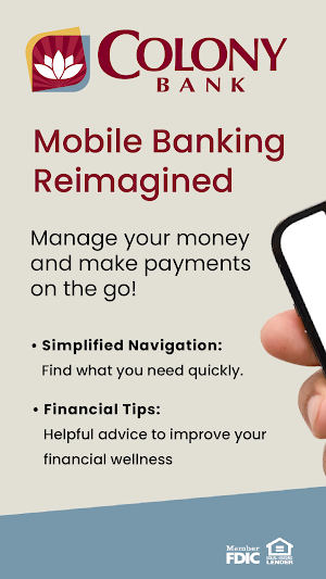 Colony Bank Mobile Banking Screenshot 0