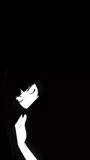 Black Wallpaper Anime Screenshot 2