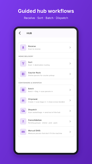 Starmile Operation App Screenshot 1