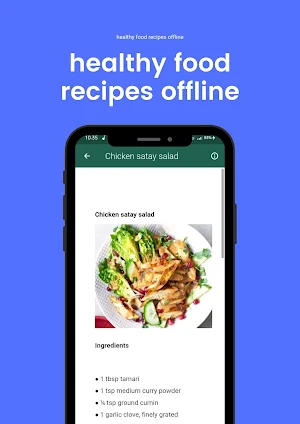 healthy food recipes offline Screenshot 1