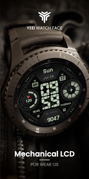 Mechanical LCD Watch Face Screenshot 3