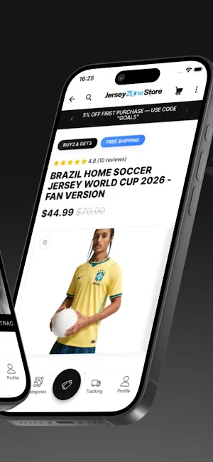 Jersey Zone Store Screenshot 1
