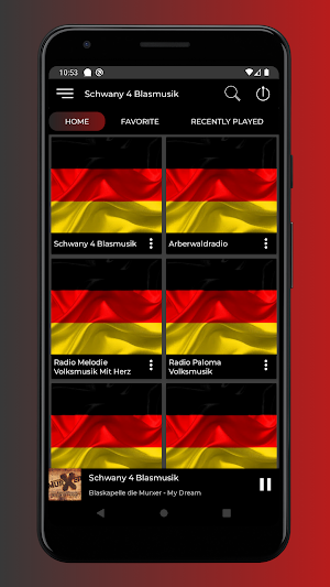 Schwany 4 Blasmusik Radio App Screenshot 0