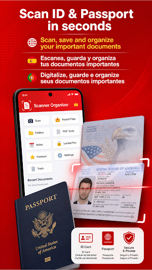 Scanner & Organizer Screenshot 1