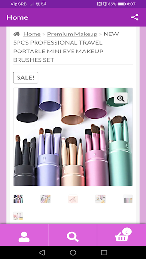 Cosmetics Online Shopping Store Screenshot 3