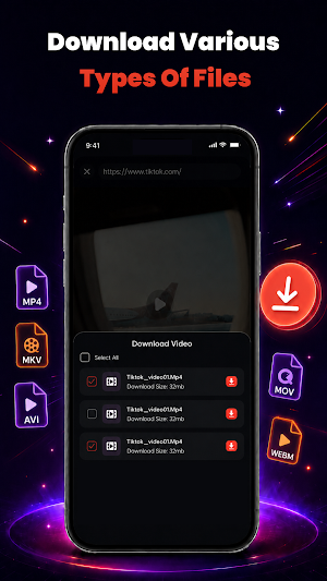 Pure Video Downloader: Private Screenshot 1