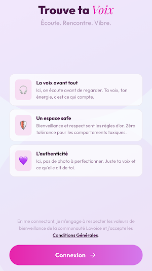 Lovoice - Dating 100% vocal Screenshot 0