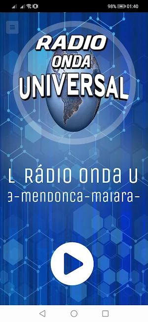 Rádio Onda Universal Screenshot 0