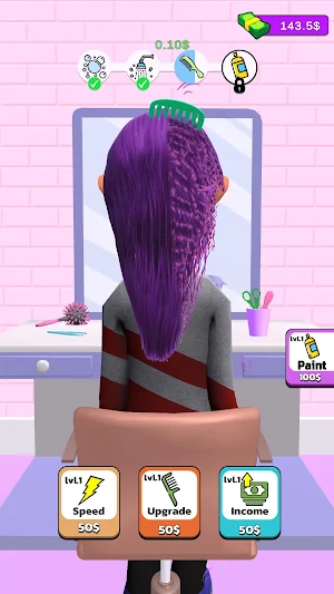 Perfect Hair Clicker Screenshot 2