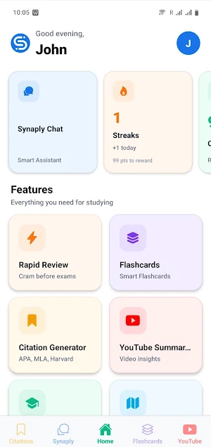 Synaply - AI Study Assistant Screenshot 2
