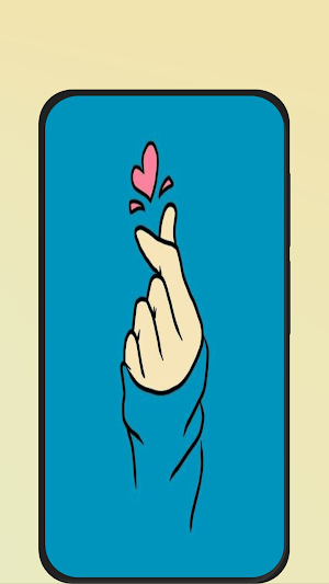 heart hands emoji Screenshot 1