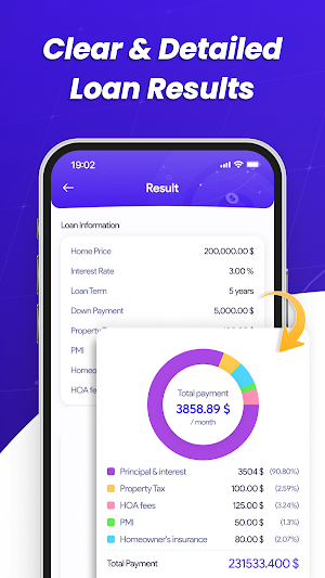 EMI Loan Calculator: Loan Tool Screenshot 2